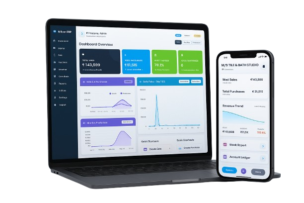 Milaan ERP Industry Dashboard
